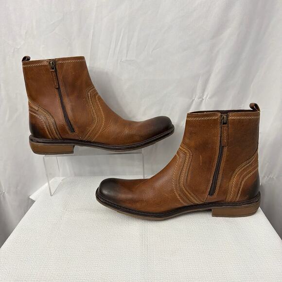 Roan by Bed Stu Mens Brown Leather Ankle Boots Size 13 main image 9